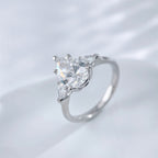 Pear & Marquise Cut Diamond Three-Stone Ring