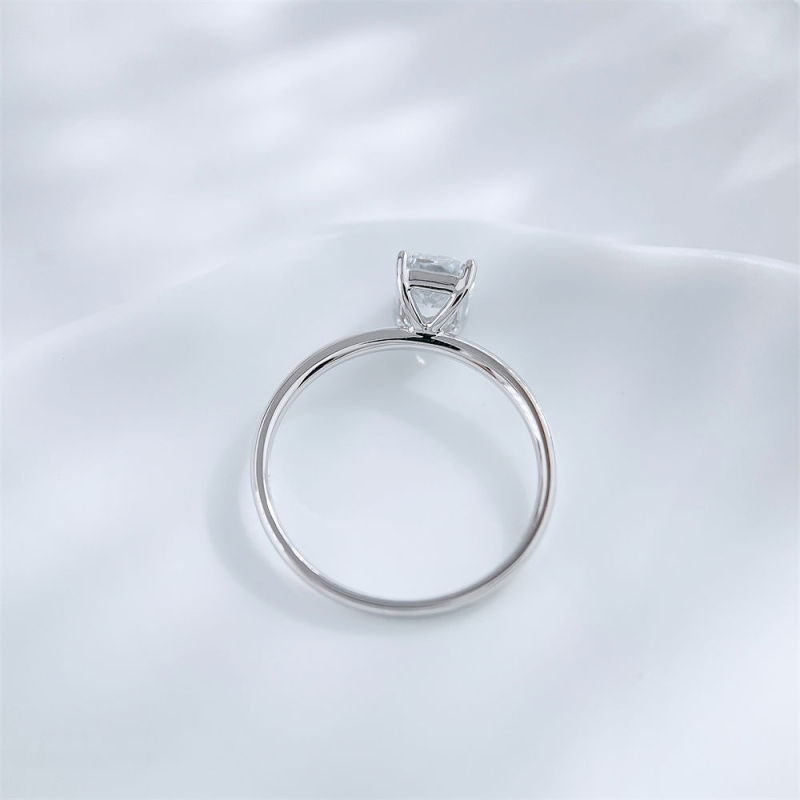 Radiant Cut Diamond Solitaire Ring