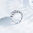 Marquise & Pear Cut Diamond Open Band Ring