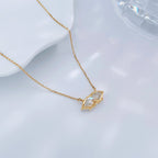 Marquise Cut Diamond Necklace