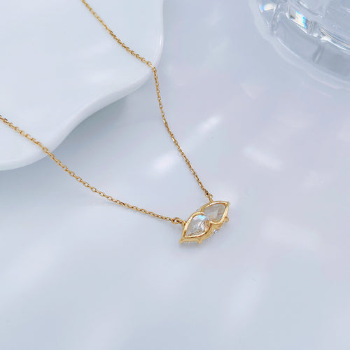 Marquise Cut Diamond Necklace