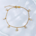 Multi-cut lab grown diamond bracelet by Lune Diamond
