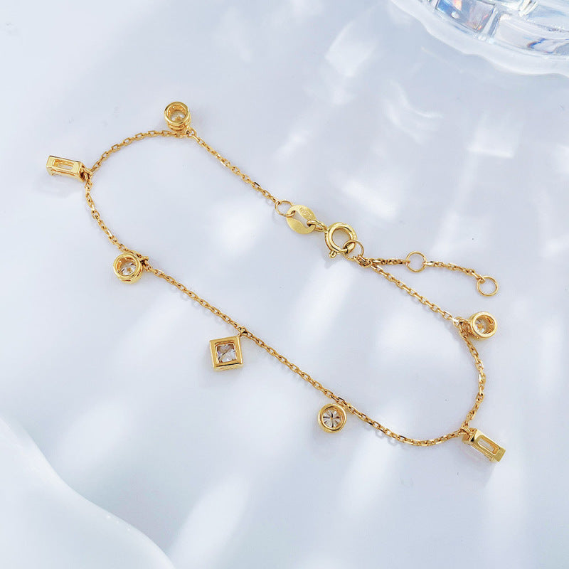 Multi-Cut Diamond Bracelet